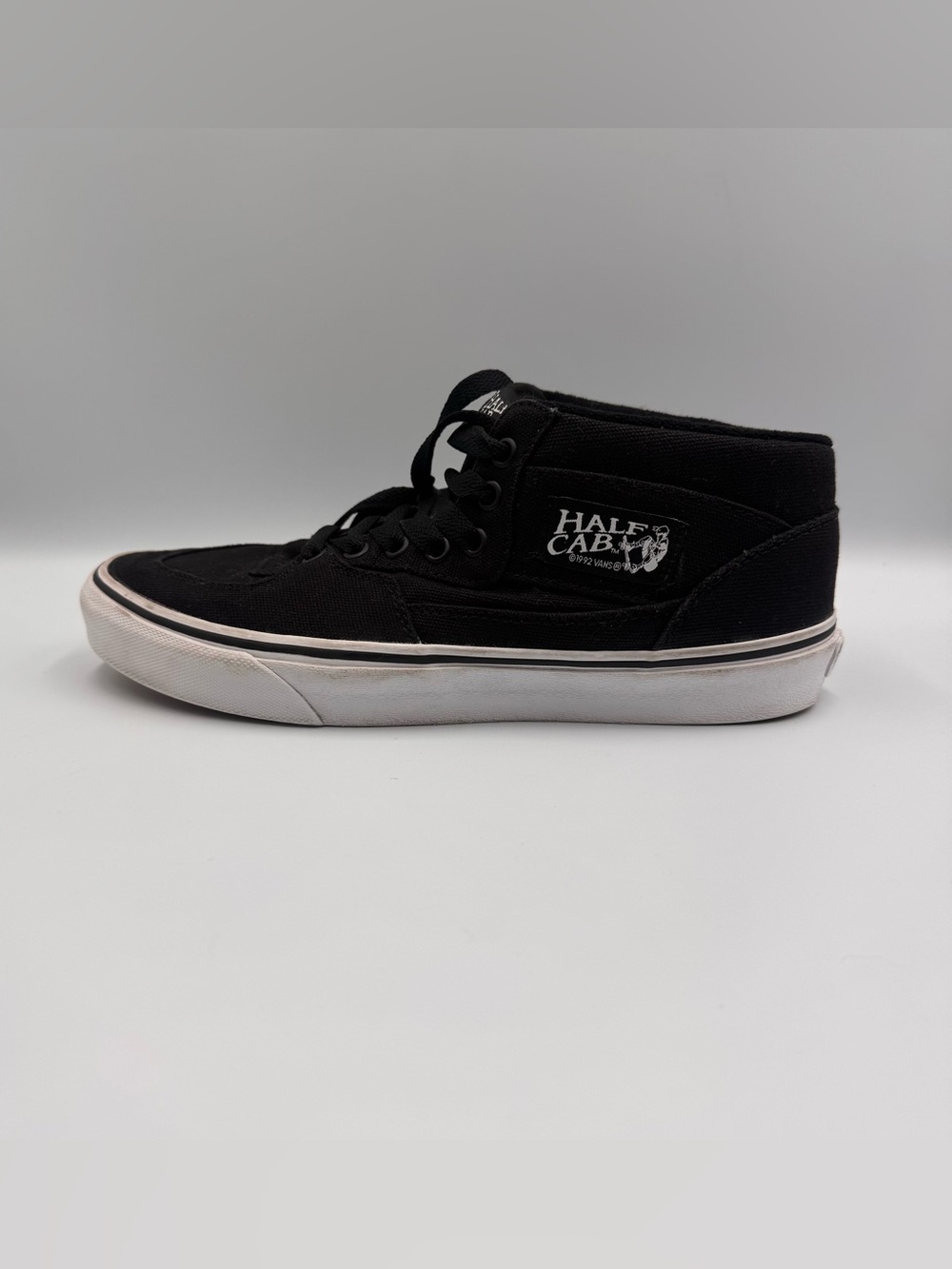 VANS Half Cab Black Skateboarding Shoes Men's US 8.5